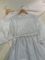Elegant Striped Dress with Belt - Image 2