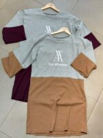 Colorblock Graphic T-Shirt Dress - Image 2