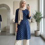 Geometric Print Cotton Kurti