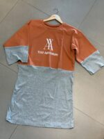 Colorblock Graphic T-Shirt Dress - Image 5