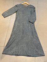 Geometric Line Art Printed Long Dress - Image 3