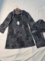 Geometric Printed Two-Piece Co-Ord Set - Image 2