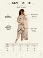Elegant White Embroidered 3-Piece Shalwar Suit - Image 4