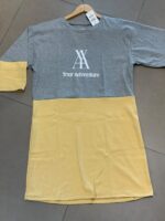 Colorblock Graphic T-Shirt Dress - Image 3