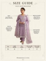 Elegant Dusty Embroidered 3-Piece Shalwar Suit - Image 4