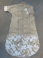 Elegance Floral Printed Tunic / Midi Shirt Dress - Image 5