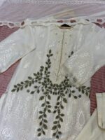 Elegant Embroidered Chiffon 3-Piece Suit - Image 2