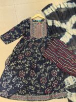 Floral Printed & Tie-Dye 3-Piece Shalwar Set - Image 4