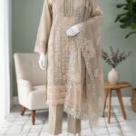 Exquisite Embellished 3-Piece Festive Suit