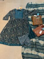 Floral Printed & Tie-Dye 3-Piece Shalwar Set - Image 3