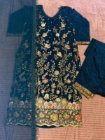 Midnight Bloom Embroidered 3-Piece Suit - Image 4