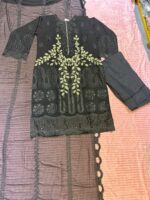 Elegant Embroidered Chiffon 3-Piece Suit - Image 5